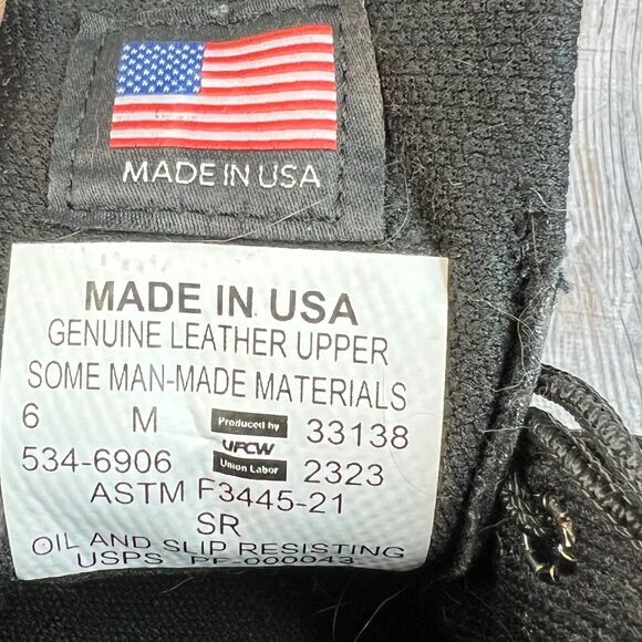 Thorogood Black Leather Boots Plain Toe Chukka 534-6906 Men's 6 US Women’s 7.5 - Picture 9 of 9